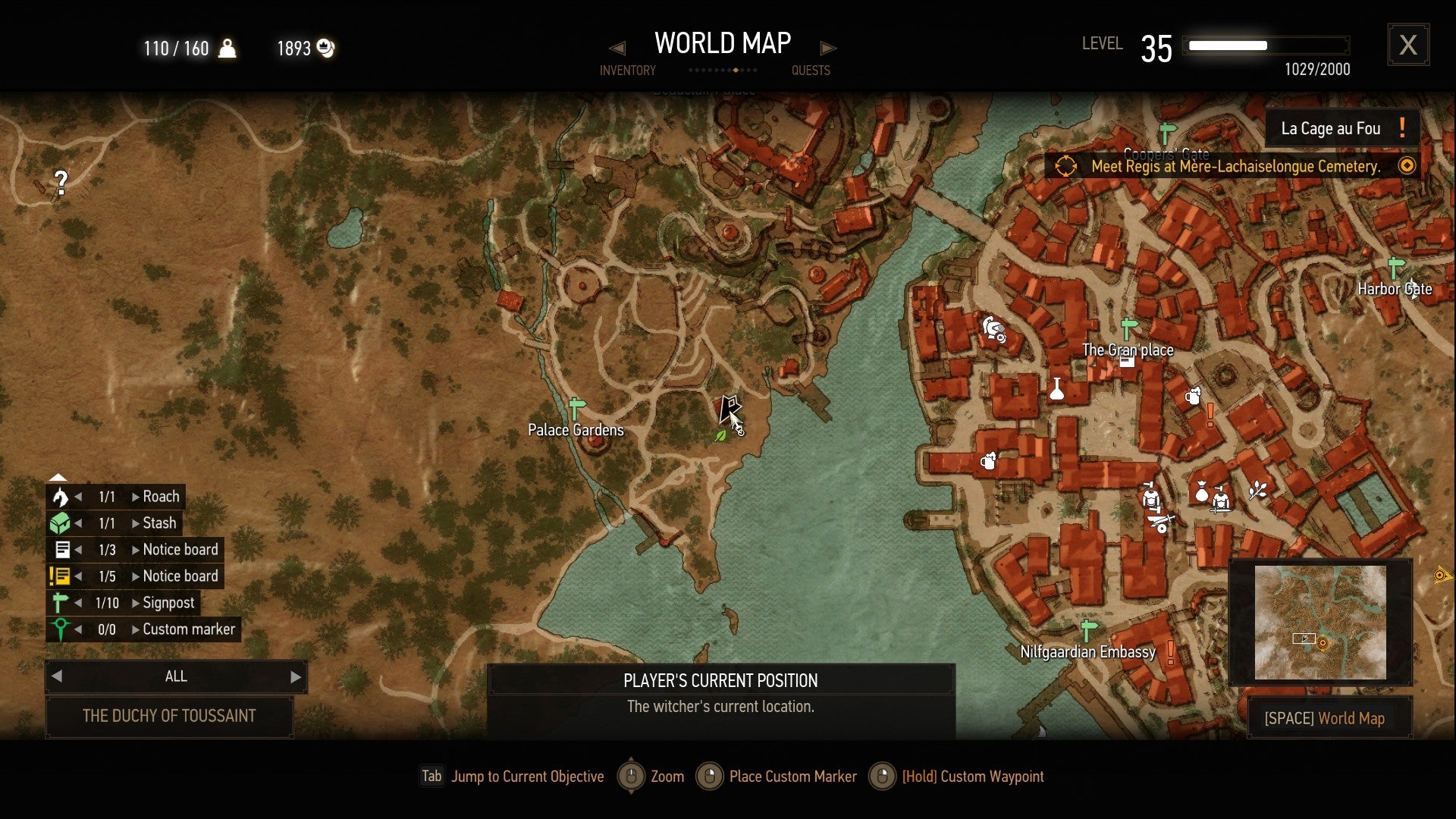 trouver milton the witcher 3